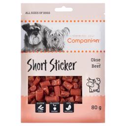 Companion Beef Short Sticker Godbidder med Okse 80g